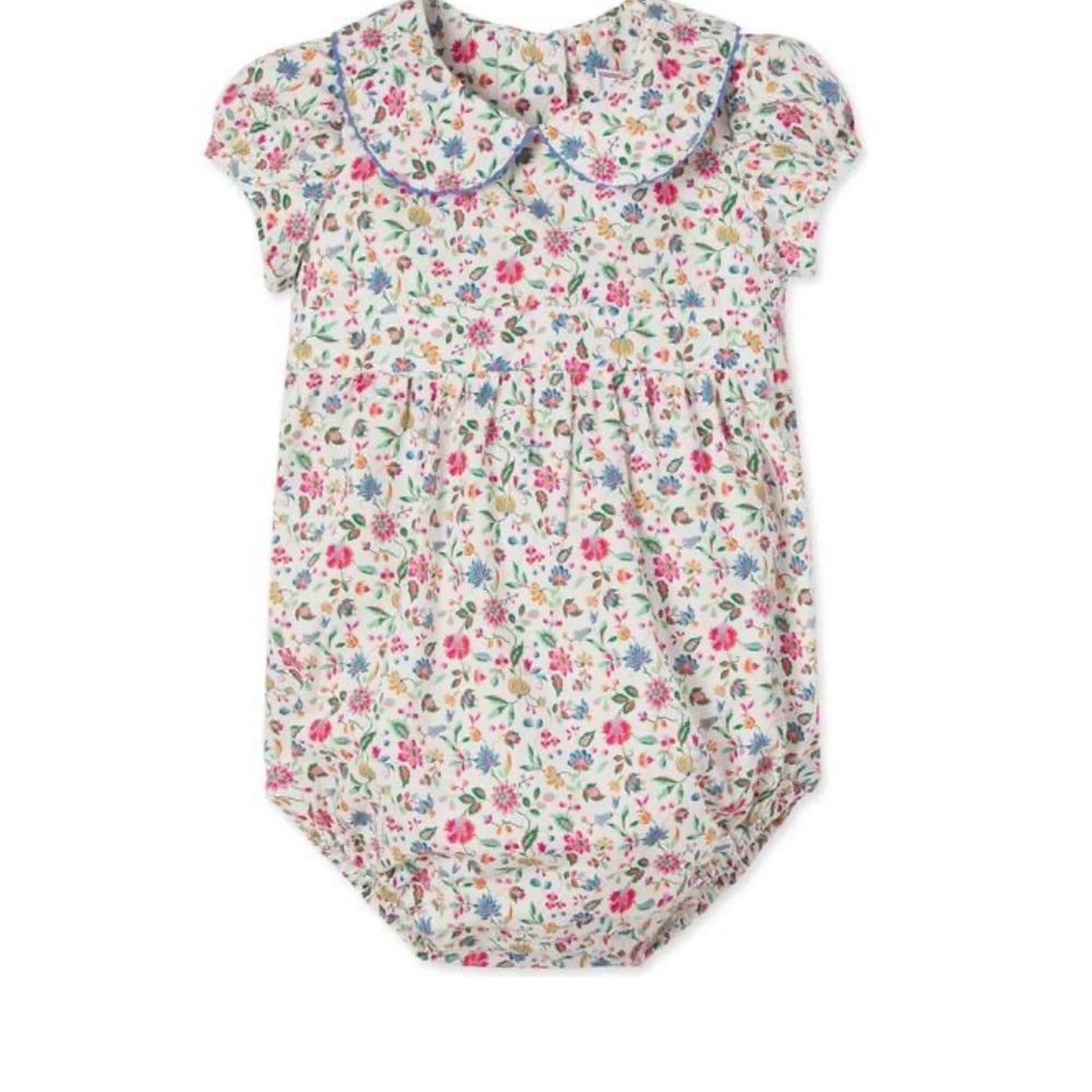 Classic Prep Floral Baby Romper